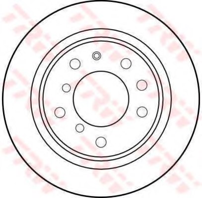 TRW DF1558 Brake Disc